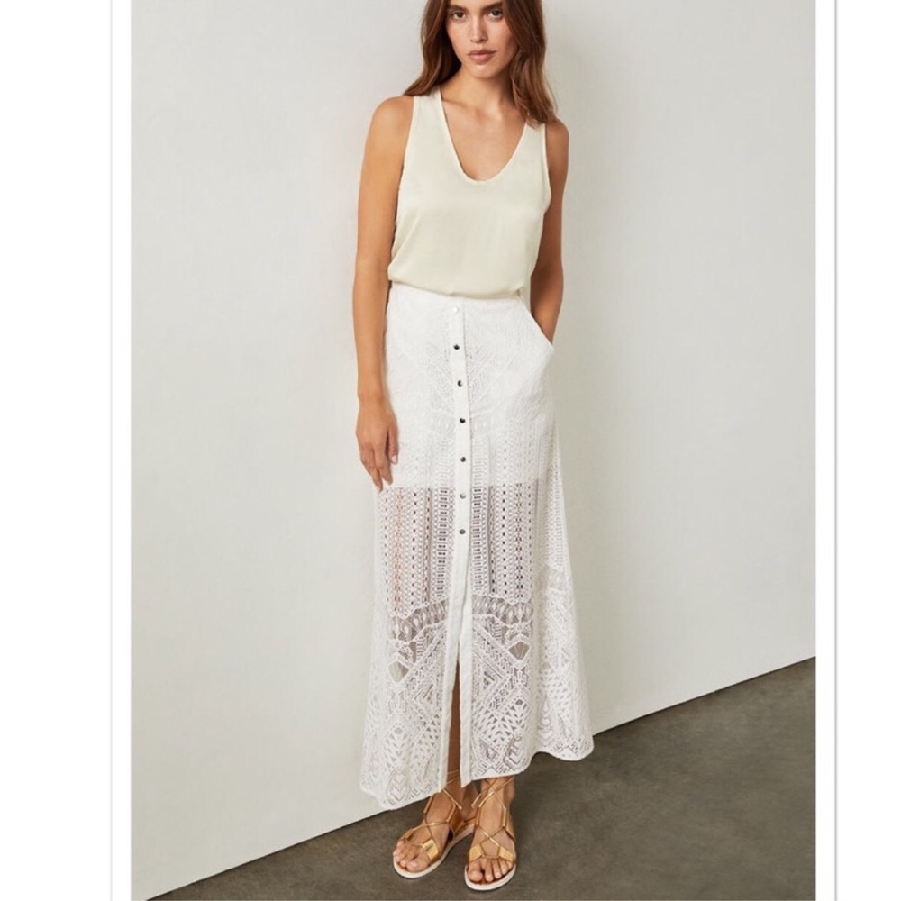 New Bcbg Harper white skirt Size2